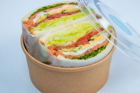 Ванпаку с лососем