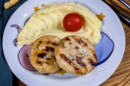 Французские котлетки с пюре от Леди Баг