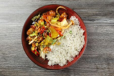 Курица в перечном соусе