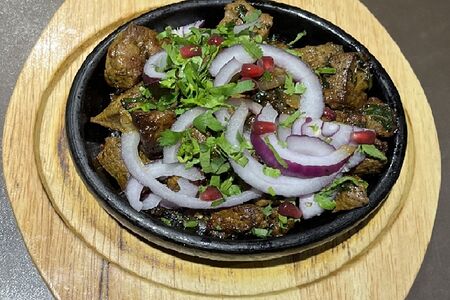 Говяжья печень на кеци