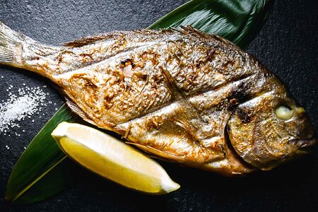 Дорадо на гриле