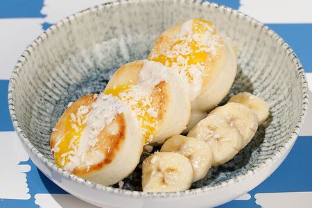 Сырники банан-кокос