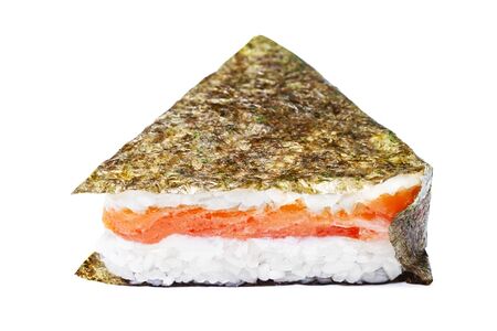 Онигири с лососем и сливочным сыром