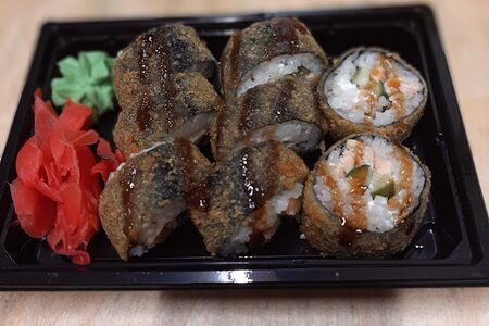 Горячий с лососем 