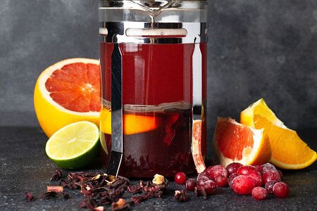 С гибискусом и маракуйей