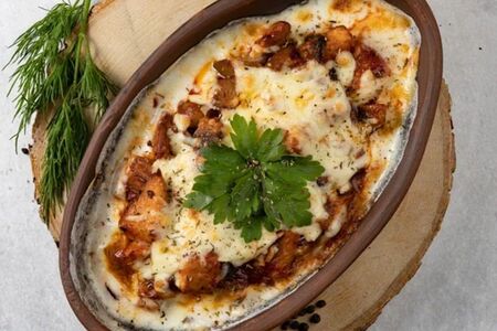 Керамит тава из курицы