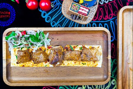 Кусковой шашлык из баранины