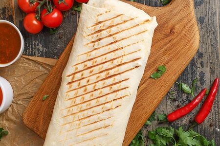 Шашлык из курицы в лаваше