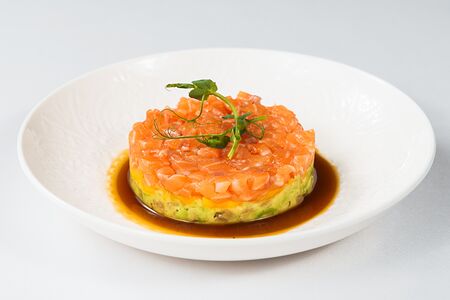 Тартар из лосося