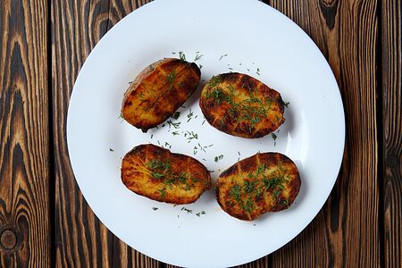 Картофель на мангале