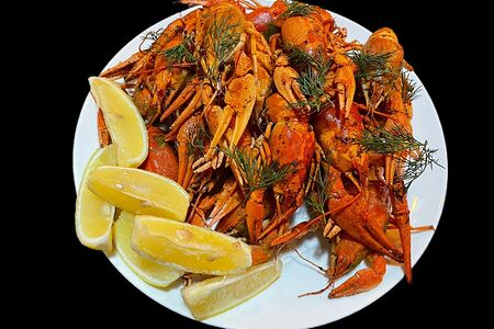 Жареные раки в специях