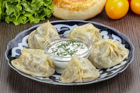 Манты отварные