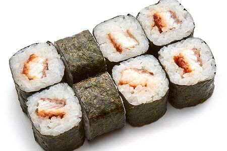 Маки с угрем