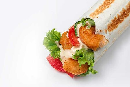 Мини-шаверма с креветкой