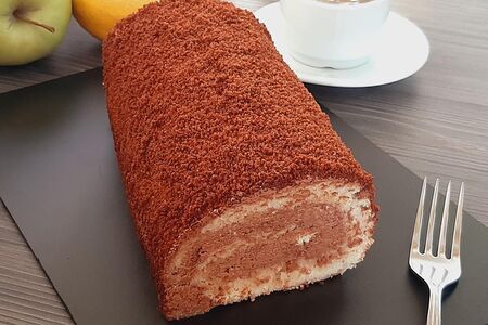 Рулет Сливочно-шоколадный
