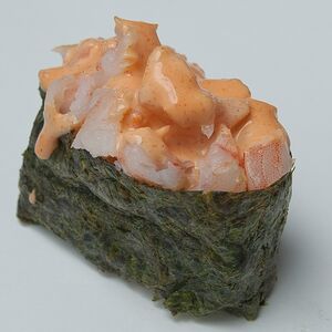 Суши острые с тигровой креветкой