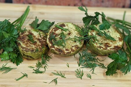 Кабачки на мангале