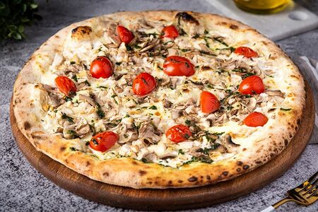 Цыплёнок и грибы