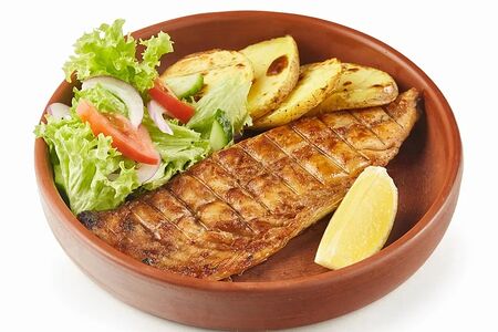 Скумбрия с картофелем