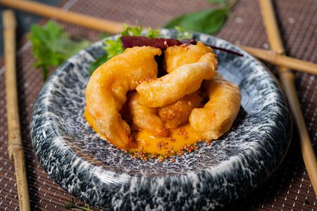 Креветки темпура 