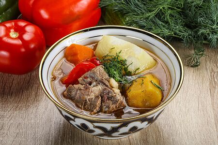 Шурпа с говядиной