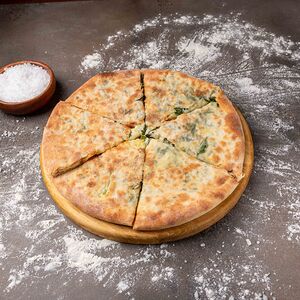 Хачапури с сыром и шпинатом