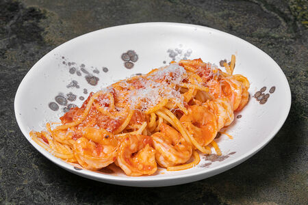 Паста с креветками