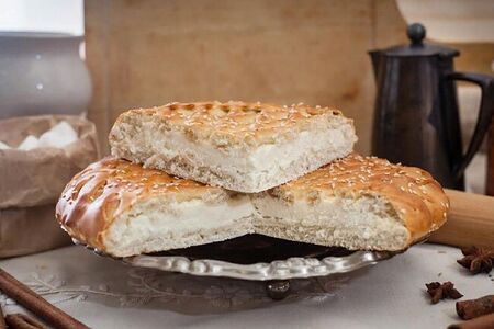 Пирог с творогом