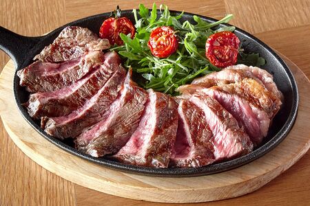 Стриплойн на мангале