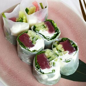 Ролл без риса с тунцом