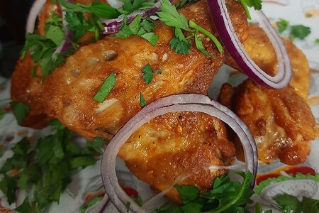 Жареные классические крылышки