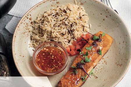 Стейк из лосося