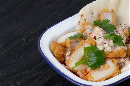 Салат на пите