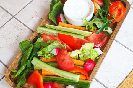 Свежие овощи