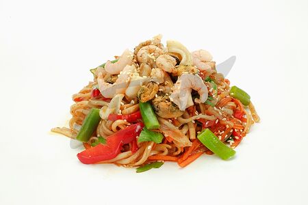 Wok с морепродуктами