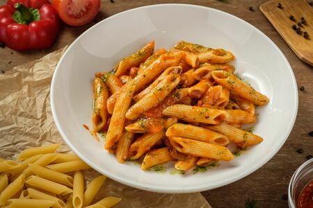 Паста с томатами