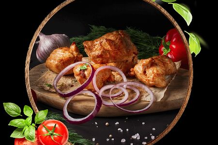 Шашлык из куриной грудки