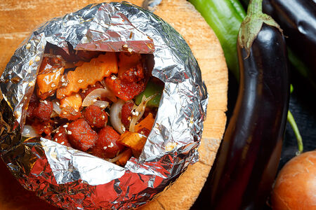 Свинина в фольге