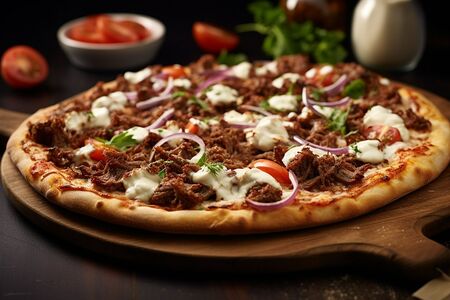 Пицца с курицей