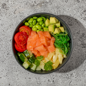 Поке с лососем