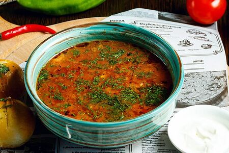 Борщ по-домашнему