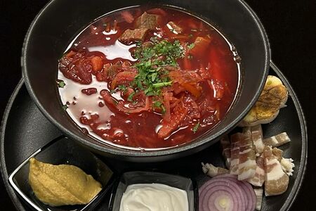 Борщ по-домашнему