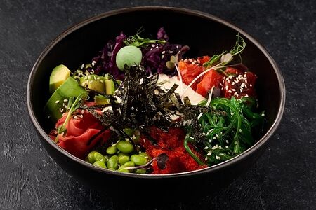 Поке с лососем