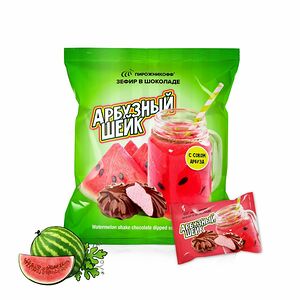 Зефир «Пирожникофф» со вкусом «Арбуз в шоколаде»