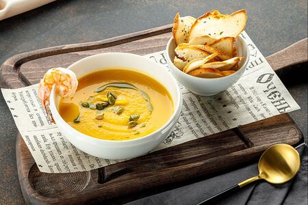 Тыквенный крем-суп халяль