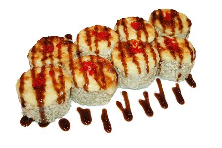 Запечённый ролл с тунцом