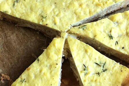 Пирог Луково-сливочный