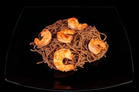 Соба с креветками классическая