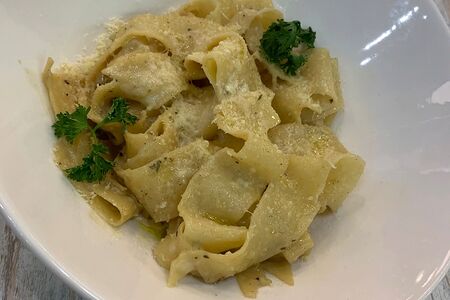 Папарделли с белыми грибами