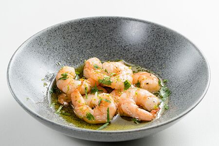 Креветки пиль-пиль в пряном масле